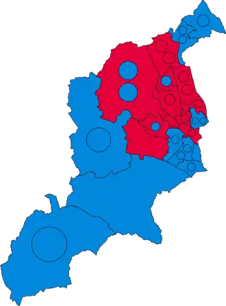 2022 results map