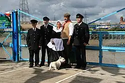Official photograph of the bridge crew, 2013