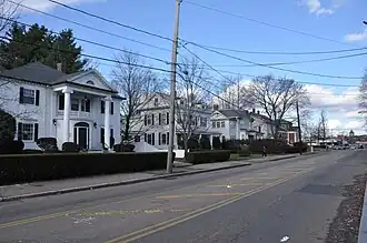 White colored homes