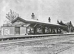 Ngaruawahia railway station in 1914