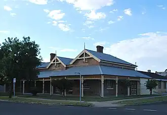 The Shire Hall in Nhill, built in 1888