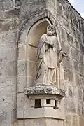 Niche of St Frances of Paola,&nbsp;an Italian mendicant friar. The oldest niche of Balzan.