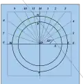 The completed dial