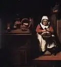 The Old Lacemaker, circa 1655