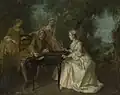 Les Heures du Jour (The Hours of the Day) - l'apres-dinee, 1741 National Gallery London