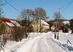 Houses in the village in 2011
