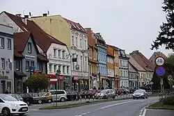 Historical tenements and architecture at the Market Square