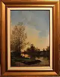 Painting by Bernard Reynolds of the River Inny at Finea[6]