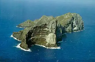 Aerial view of Nīhoa