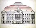 Proposed replacement building design in 1788