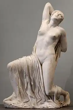 Falling Niobid, discovered in the site in 1906 (Museo Nazionale Romano), a Greek original[30]