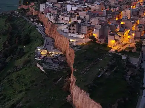 Niscemi, Italy, after storm Harry