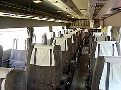 Image 197Interiors of coaches include many features not found in buses intended for shorter travel. (from Coach (bus))