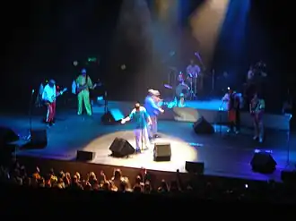 The No Smoking Orchestra playing at BKZ Oktyabrskiy in St. Petersburg, Russia on 6 October 2007