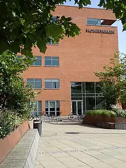 Nobelparken, a relatively new department of Aarhus University.