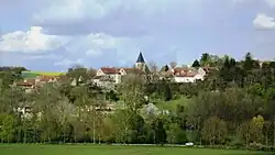 A general view of Nod-sur-Seine