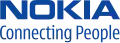 New slogan typeface (Nokia Sans font) introduced in 2005. Nokia Sans had been used by Nokia in products since 2002.[276]