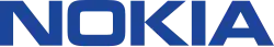 The company stopped using a slogan within its logo in 2011. Logo used on Nokia-branded consumer devices including phones made by HMD Global.[277]