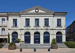 The town hall in Nontron