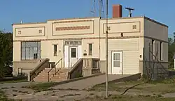 Norcatur's 1937 city hall is listed in the National Register of Historic Places[1]