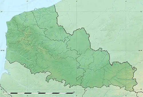 Le Touquet GC is located in Nord-Pas-de-Calais