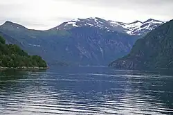 Towards Tafjord from Norddalsfjord