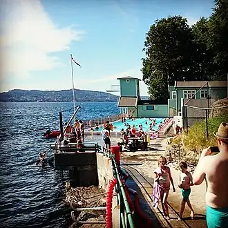 Nordens Sjøbad in July 2014