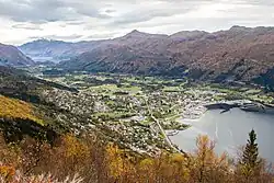 View of the Nordfjordeid area