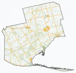 Norfolk County, Ontario is located in Norfolk County