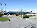 The main entrance to North Surrey secondary.