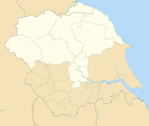 Northern Football League is located in North Yorkshire