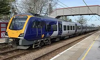 Class 331 at Ben Rhydding in April 2020