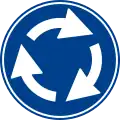 Mandatory roundabout