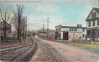Northern Electric, Clarks Summit, PA, in 1908