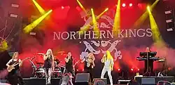 The band live in 2022