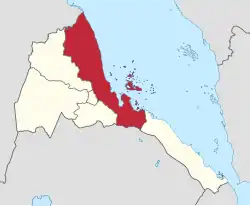 Northern Red Sea region in Eritrea
