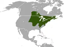 Map of range