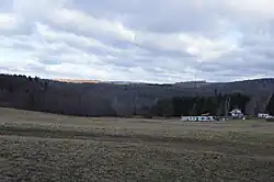 Fields northwest of Reynoldsville