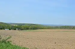Countryside east of Rossiter