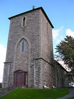View of the church