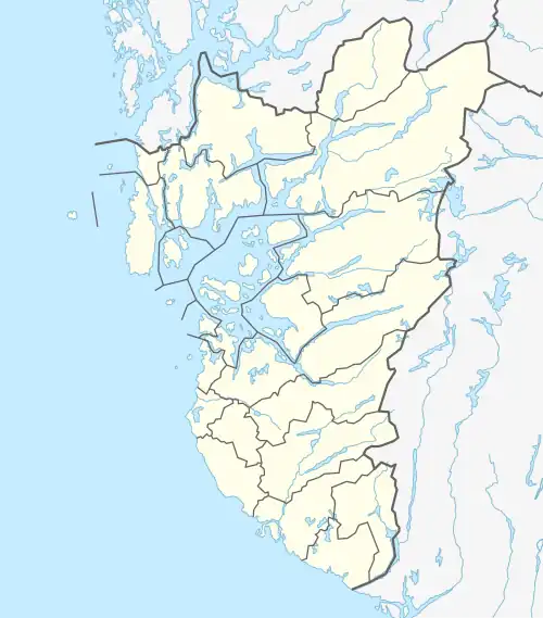Varhaug is located in Rogaland
