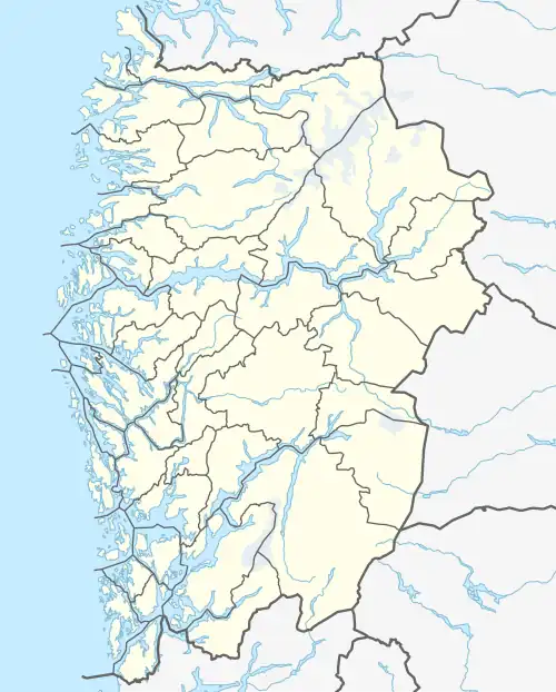 Fresvik is located in Vestland