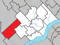 Location within Les Chenaux RCM