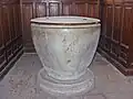 Baptismal font.