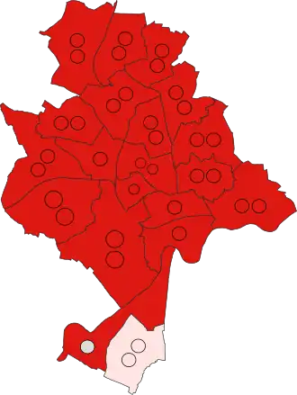 2023 results map