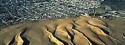 Nouakchott and sand dunes, circa 2002.