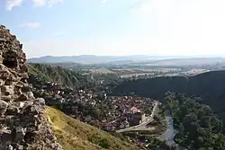 Panorama of the suburb taken from the Štip Fortress