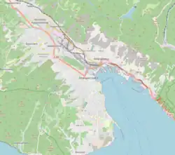 Location of Novorossiysk