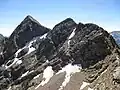 Summit to left