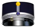 Hat (Mössa m/1865-99) for a lieutenant colonel in Life Guards infantry.